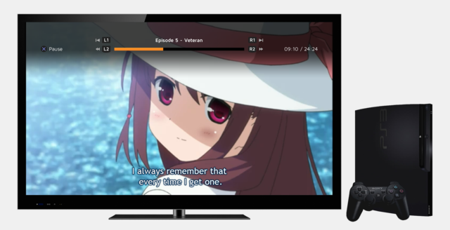 Crunchyroll App PS3 3