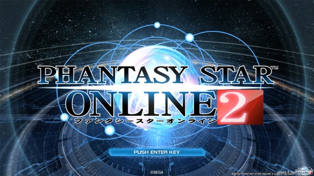 PSO2 title sceen Phantasy Star Online 2