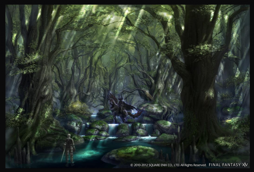 FFXIV A Realm Reborn Odin Forest