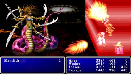 Final Fantasy battle