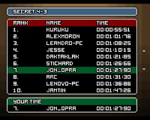 Mutant Mudds Leaderboards 002