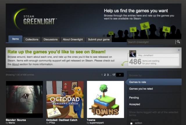 Steam Greenlight Selections