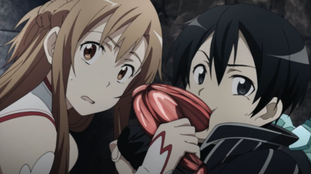 Sword Art Online Kirito and Asuna Frog Leg