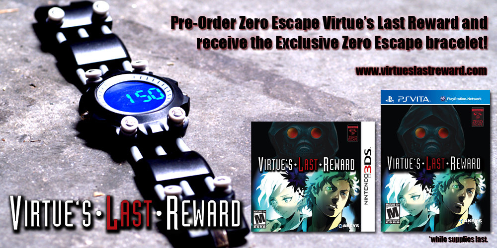 Zero Escape Last Reward Preorder Item