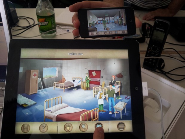 Reversion: The Escape running on iPad and iPhone
