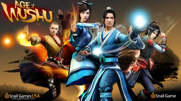 Some martial artists in Age of Wushu