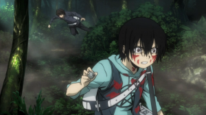BTOOOM Sakamoto sneak attack on Kira BTOOOM!