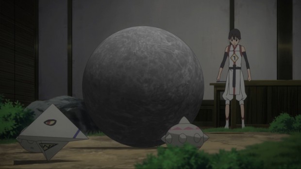 Shin Sekai Yori - Shun Aonuma as the pusher
