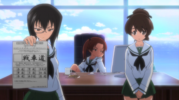 Girls und Panzer Student Council PR, President, and Vice President