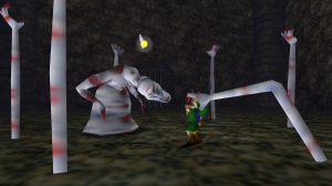 Ocarina of Time Dead Hand attacking Link Scariest Enemies Dead Hand