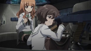 Girls und Panzer Saori and Yukari Girls und Panzer Saori and Yukari