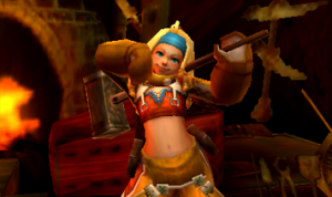 MH4 Website Update - Blacksmith's Daughter Monster Hunter 4