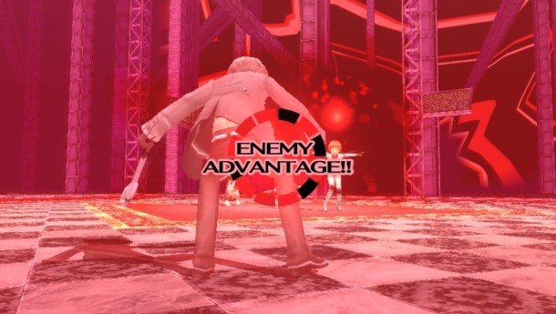 Persona 4 Golden Back Attack Screen Persona 4 Golden
