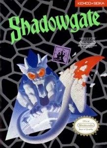 Shadowgate NES box art