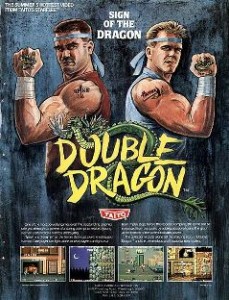 Double Dragon Arcade Poster Double Dragon