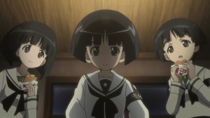 Girls und Panzer Gomoyo, Sodoko, and Pazomi