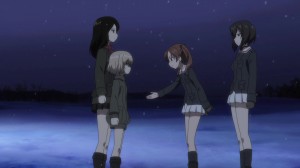 Girls und Panzer Nonna, Katyusha, Anzu, and Kawashima