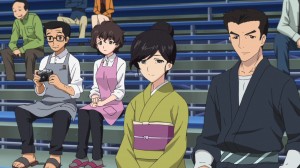 Girls und Panzer Yukari’s parents, Hana’s mother, and Shinzaburou