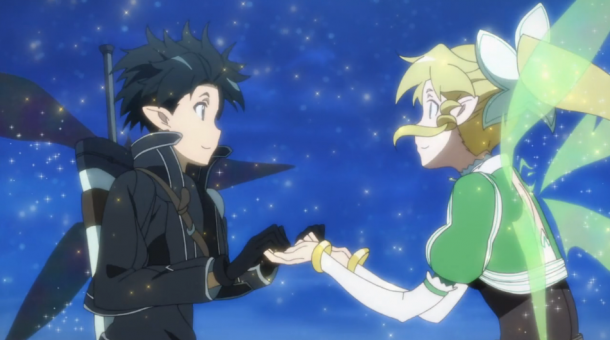 Sword Art Online Kirito and Leafa Dance Sword Art Online Kirito and Leafa Dance