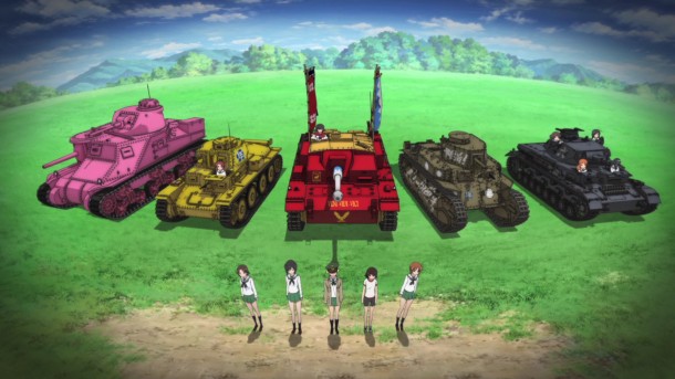 Girls und Panzer Tanks Girls und Panzer Tanks