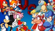 Character Battle II: Sonic the Hedgehog VS Mega Man Blur and Bomber collide!