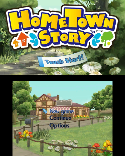Hometown Story | Title screen
