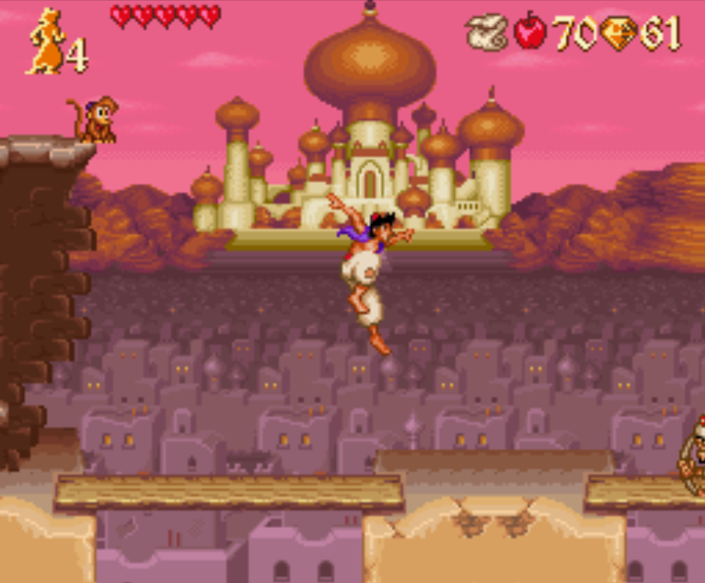 Aladdin features several gorgeous environments.