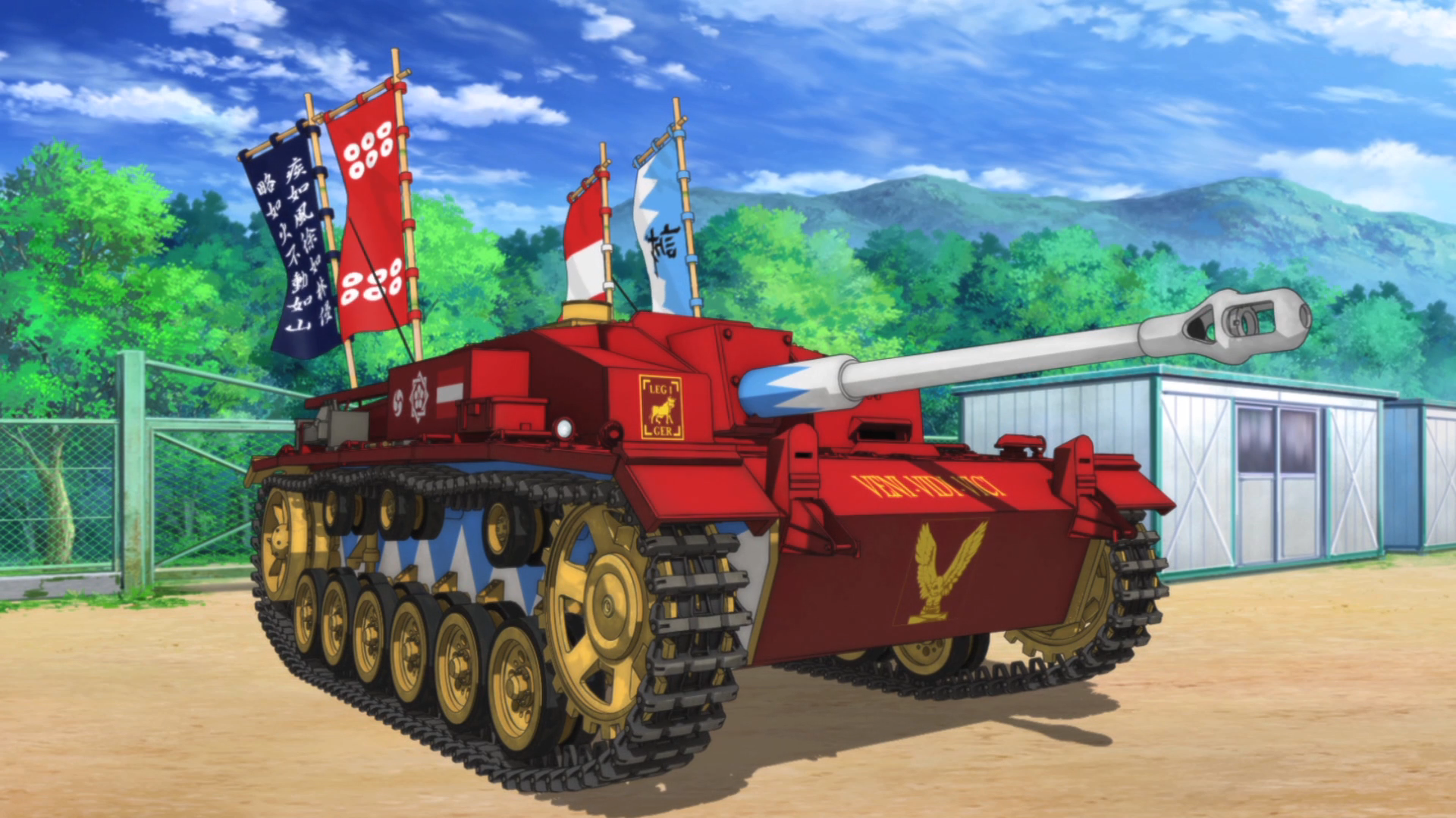 Girls-und-Panzer-Hippo-Team-Tank-and-Banners-002.png