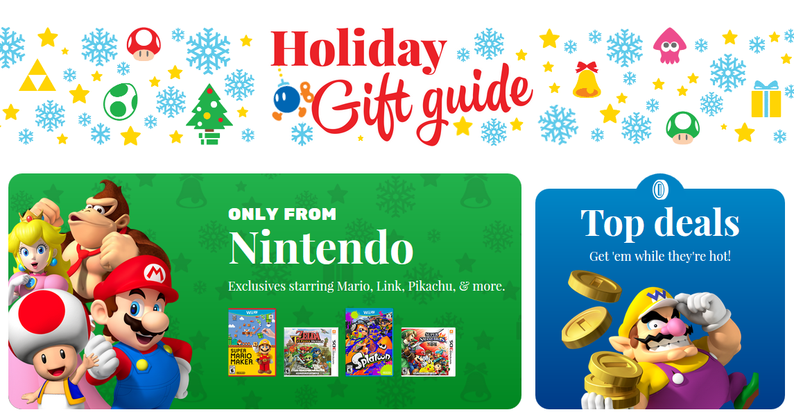 nintendo holiday gift guide nintendo holiday gift guide