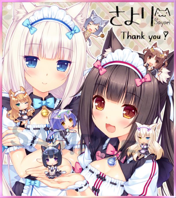 viktormayrin:  operationrainfall:   Sekai Project has announced that the Nekopara Collectible Figurine Boxset is now up for pre-order on their official store.  The set contains 60mm PVC figures of each girl from the Nekepara universe. There are eight