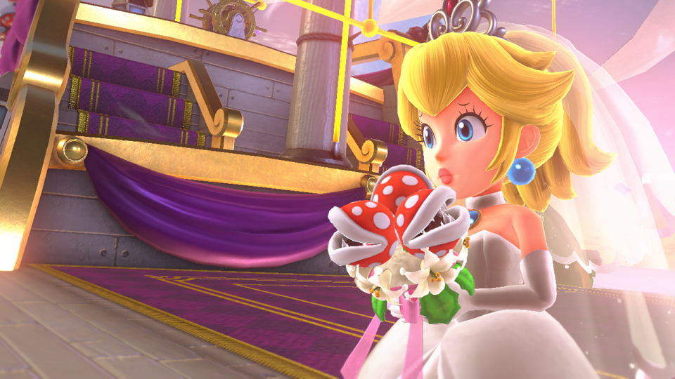 Super Mario Odyssey | Peach in a Wedding Dress