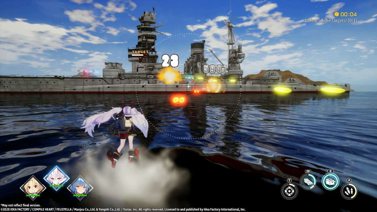 Azur Lane: Crosswave Shows off the Eagle Union Kansen - oprainfall